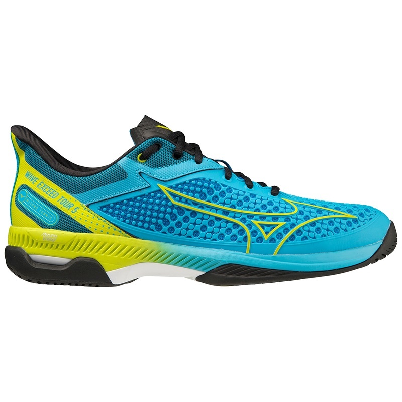 Mizuno Wave Exceed Tour 5 AC Παπουτσια Τενισ γυναικεια μπλε κίτρινα | Greece M3912AP