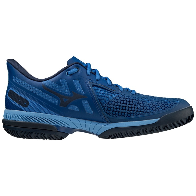 Mizuno Wave Exceed Tour 5 CC Παπουτσια Τενισ ανδρικα μπλε ασπρα | Greece M4265RO