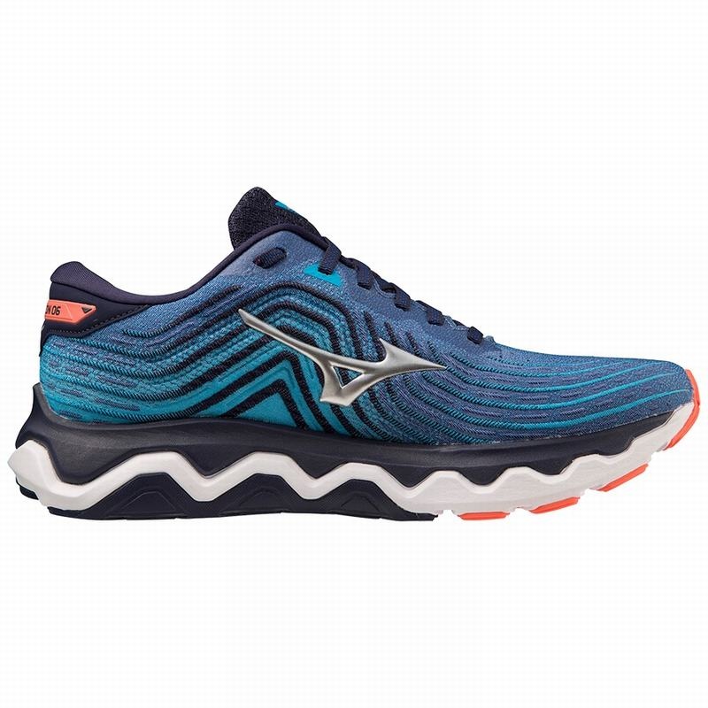 Mizuno Wave Horizon 6 Παπουτσια για Τρεξιμο ανδρικα ασημι | Greece M6382HV