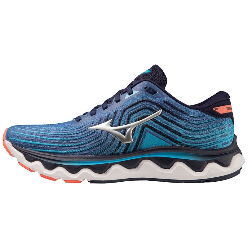 Mizuno Wave Horizon 6 Παπουτσια για Τρεξιμο ανδρικα ασημι | Greece M6382HV