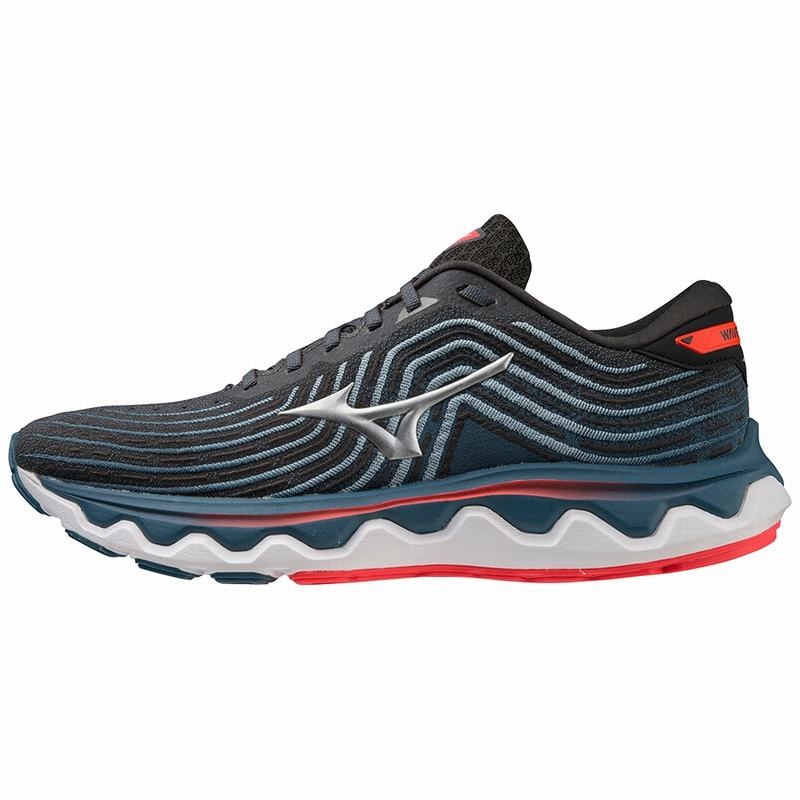 Mizuno Wave Horizon 6 Παπουτσια για Τρεξιμο ανδρικα μαυρα | Greece M6934DL