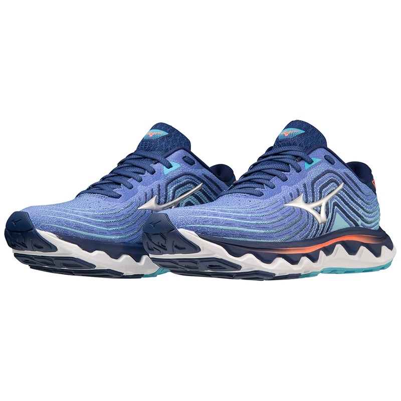 Mizuno Wave Horizon 6 Παπουτσια για Τρεξιμο γυναικεια μπλε | Greece M7348SE