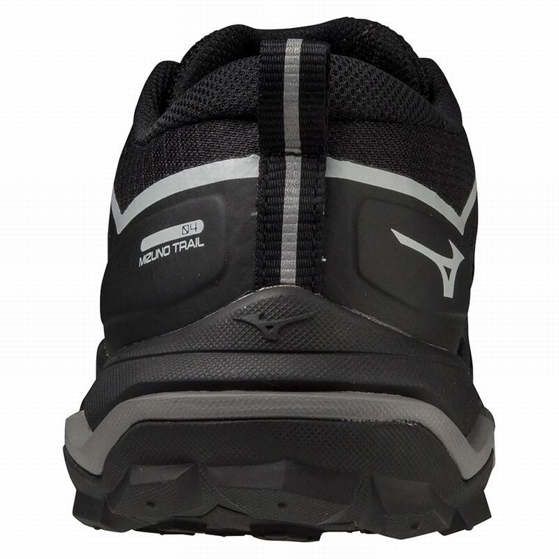 Mizuno Wave Ibuki 4 GTX Παπουτσια Trail γυναικεια μαυρα ασημι | Greece M5098ZA