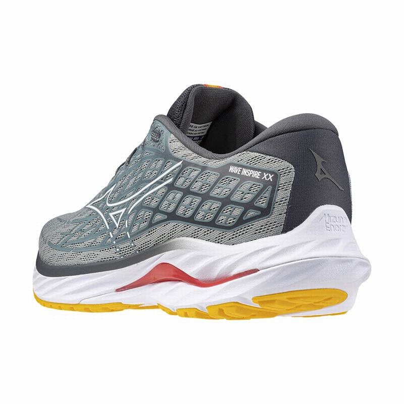 Mizuno Wave Inspire 20 Παπουτσια για Τρεξιμο ανδρικα ασπρα | Greece M2916WY