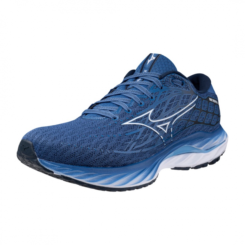 Mizuno Wave Inspire 20 Παπουτσια για Τρεξιμο ανδρικα μπλε | Greece M8563WC