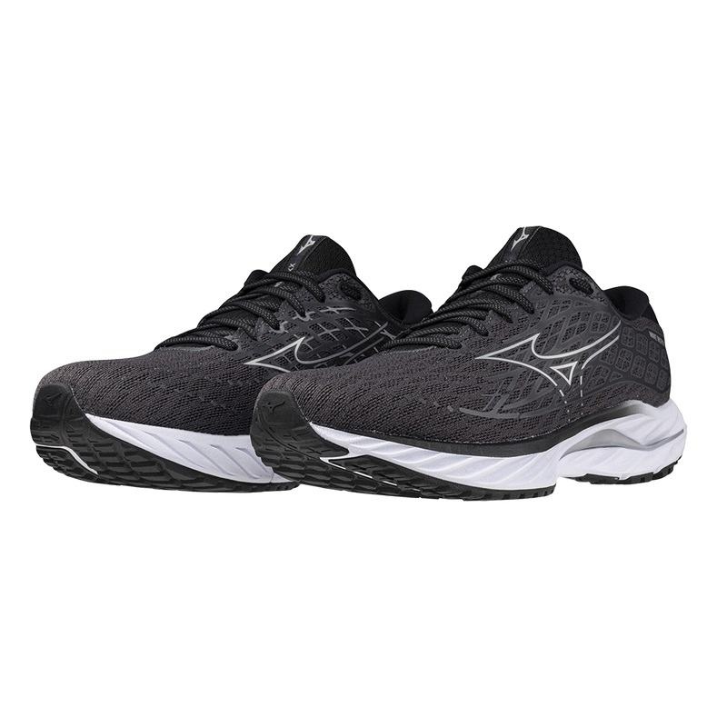 Mizuno Wave Inspire 20 Παπουτσια για Τρεξιμο ανδρικα μαυρα ασημι | Greece M1768OP