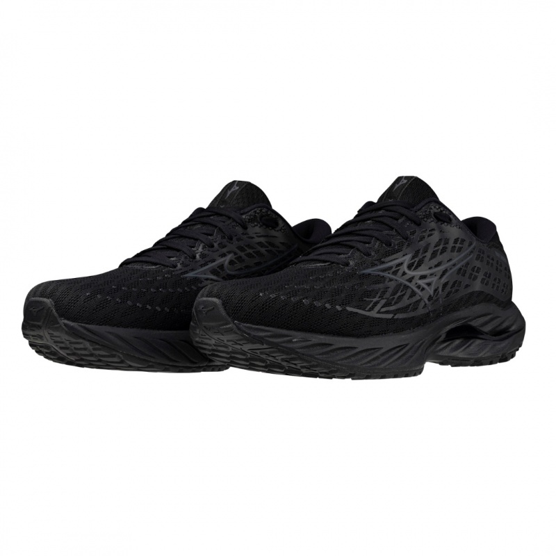 Mizuno Wave Inspire 20 Παπουτσια για Τρεξιμο ανδρικα μαυρα γκρι | Greece M3425HK