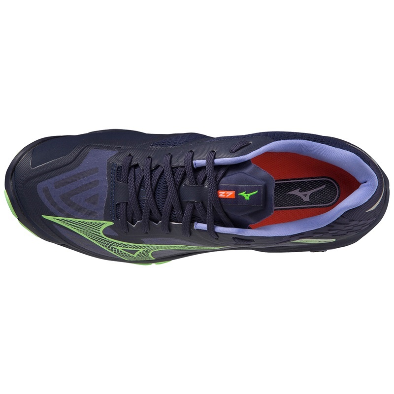 Mizuno Wave Lightning Z7 Παπουτσια Βολλευ γυναικεια μπλε πρασινο | Greece M5061QC