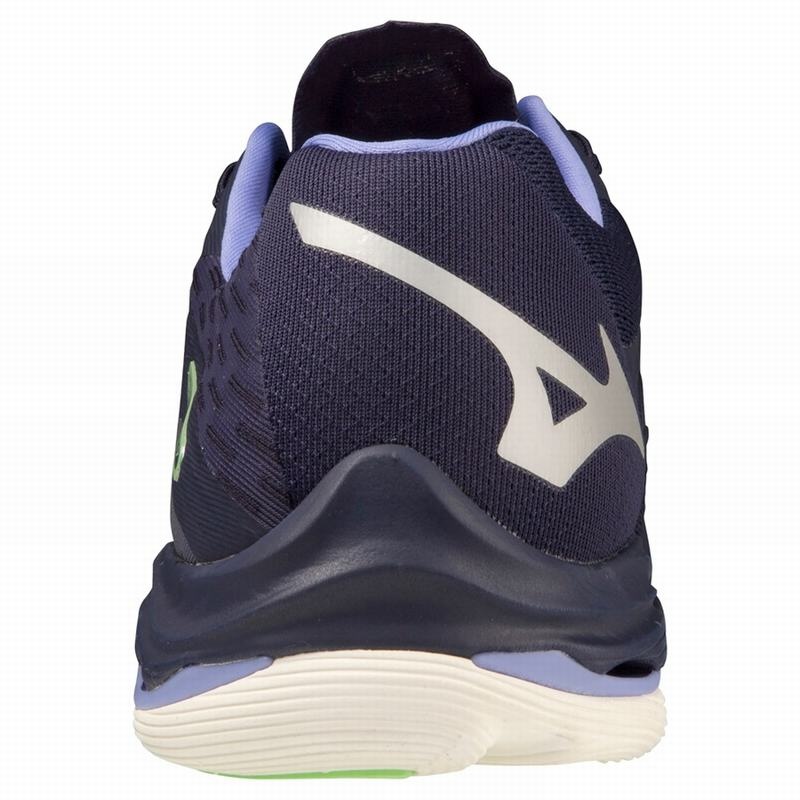 Mizuno Wave Lightning Z7 Παπουτσια Βολλευ γυναικεια μπλε πρασινο | Greece M5061QC