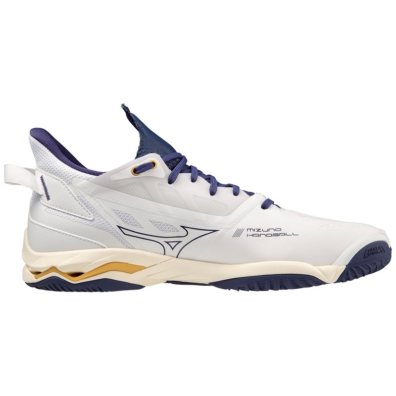 Mizuno Wave Mirage 5 Παπουτσια Χαντμπολ γυναικεια ασπρα χρυσο χρωμα | Greece M2350AL