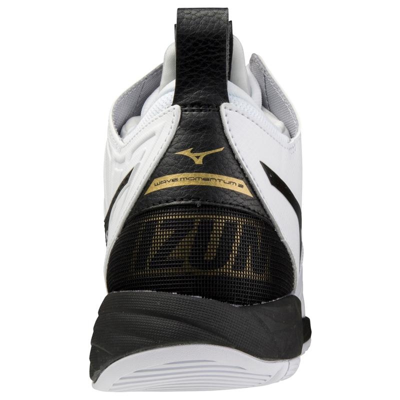 Mizuno Wave Momentum 2 Mid Παπουτσια Βολλευ ανδρικα ασπρα μαυρα | Greece M3426LU