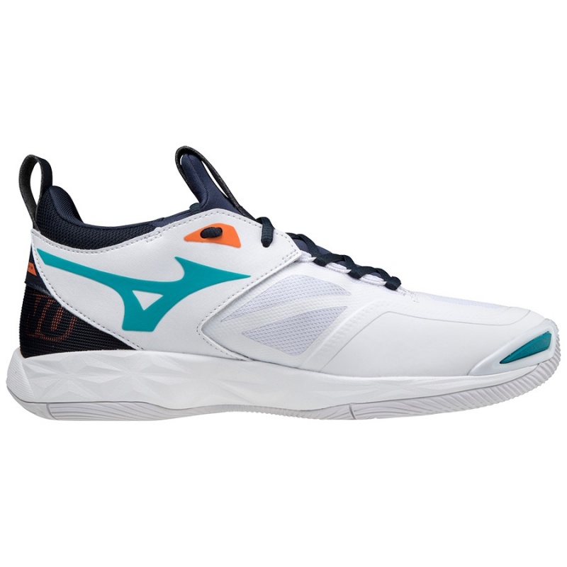 Mizuno Wave Momentum 2 Παπουτσια Βολλευ ανδρικα ασπρα | Greece M0392BY