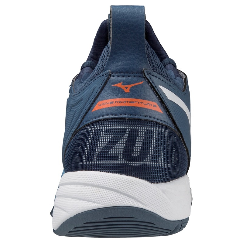 Mizuno Wave Momentum 2 Παπουτσια Βολλευ ανδρικα μπλε | Greece M9870KS