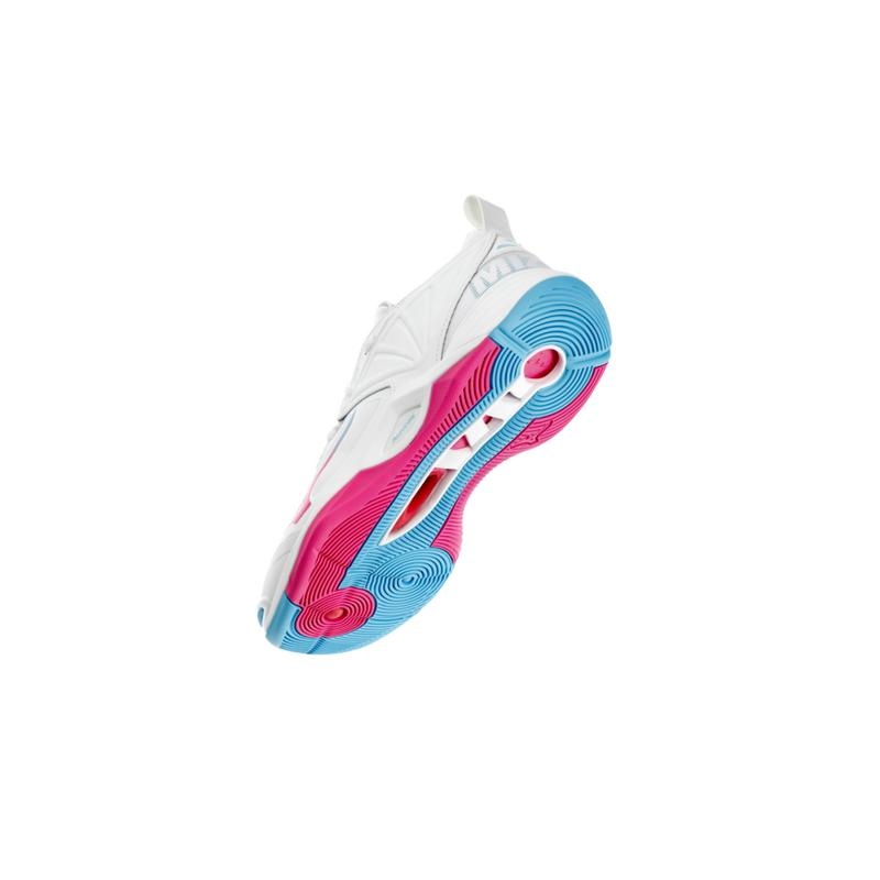 Mizuno Wave Momentum 2 Παπουτσια Βολλευ γυναικεια ασπρα ροζ | Greece M3210WF