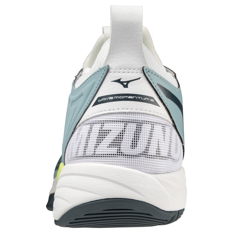 Mizuno Wave Momentum 2 Παπουτσια Βολλευ ανδρικα μπλε ασπρα | Greece M7608AM