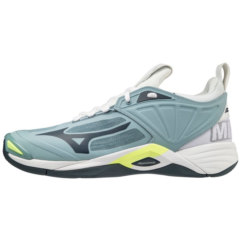 Mizuno Wave Momentum 2 Παπουτσια Βολλευ ανδρικα μπλε ασπρα | Greece M7608AM