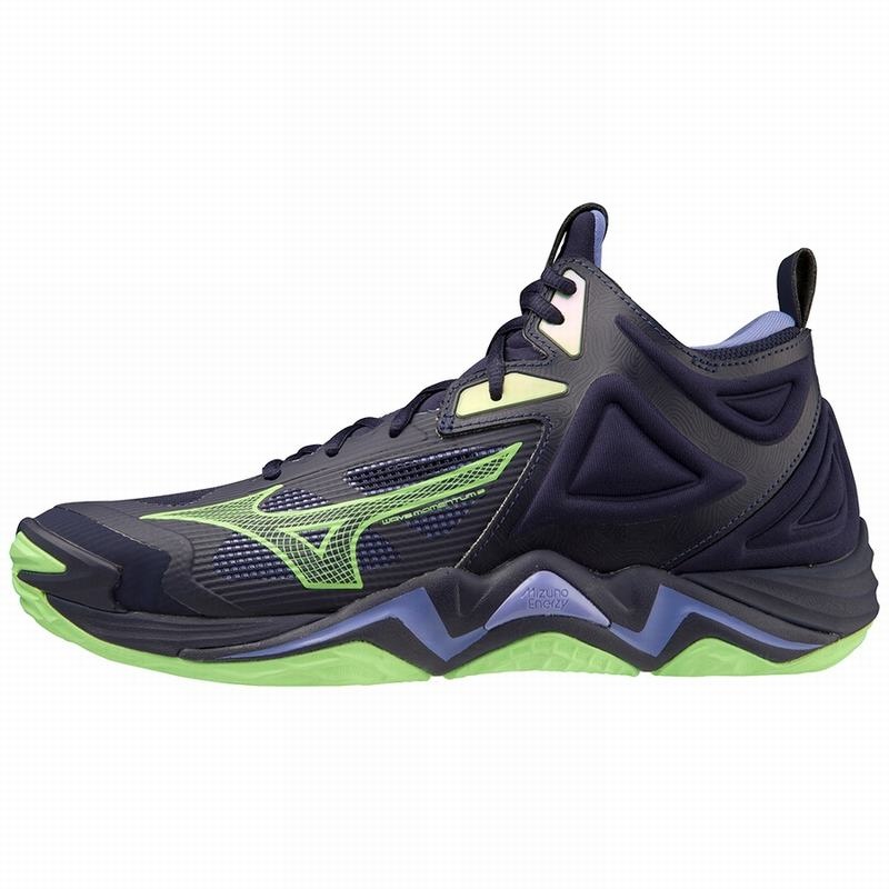 Mizuno Wave Momentum 3 Mid Παπουτσια Βολλευ γυναικεια μπλε | Greece M1635SH