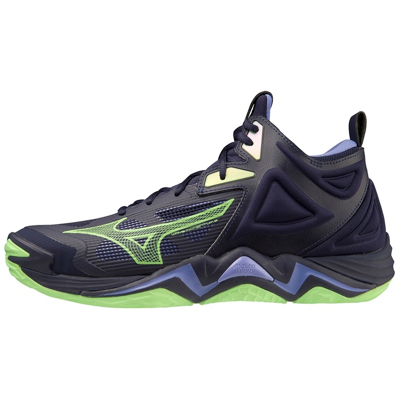 Mizuno Wave Momentum 3 Mid Παπουτσια Βολλευ ανδρικα μπλε | Greece M2810ZH