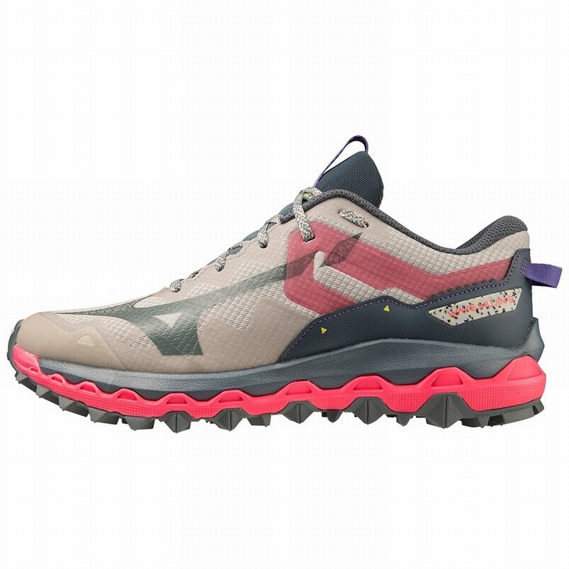 Mizuno Wave Mujin 9 Παπουτσια Trail γυναικεια ροζ | Greece M6501LA