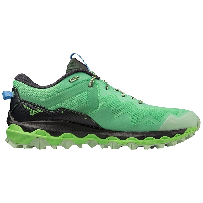 Mizuno Wave Mujin 9 Παπουτσια Trail ανδρικα μαυρα μπλε | Greece M3106JF