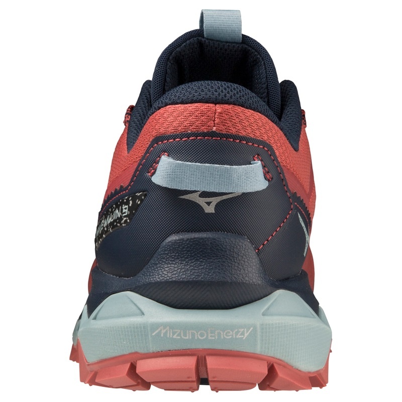 Mizuno Wave Mujin 9 Παπουτσια Trail ανδρικα κοκκινα μπλε | Greece M9625LD