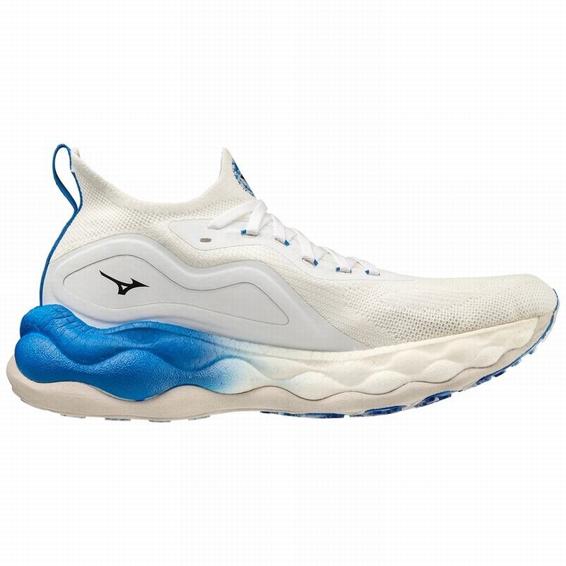 Mizuno Wave Neo Ultra Παπουτσια για Τρεξιμο ανδρικα ασπρα μπλε | Greece M6843LA