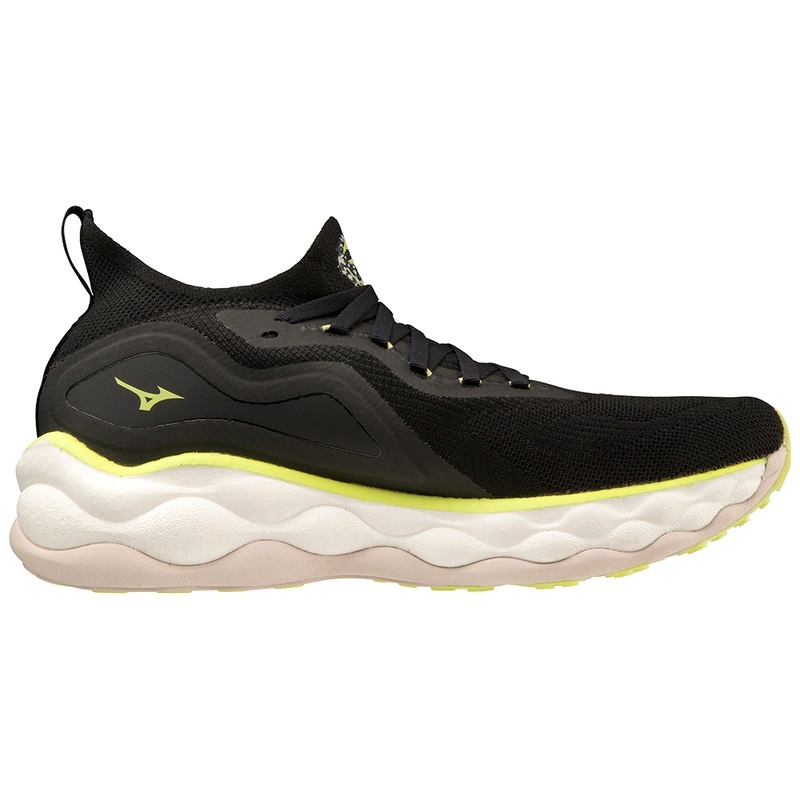 Mizuno Wave Neo Ultra Παπουτσια για Τρεξιμο ανδρικα μαυρα κίτρινα | Greece M9461QR