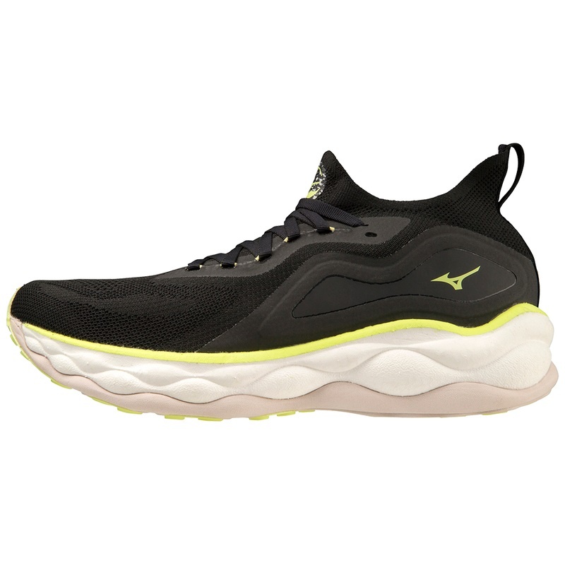 Mizuno Wave Neo Ultra Παπουτσια για Τρεξιμο ανδρικα μαυρα κίτρινα | Greece M9461QR