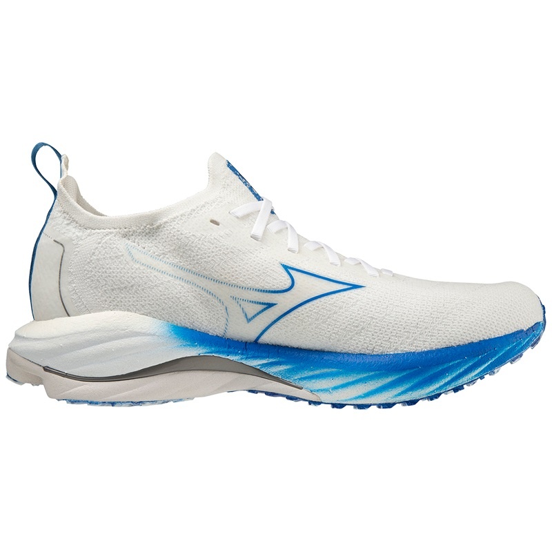 Mizuno Wave Neo Ανεμος Παπουτσια για Τρεξιμο ανδρικα ασπρα μπλε | Greece M4193EC