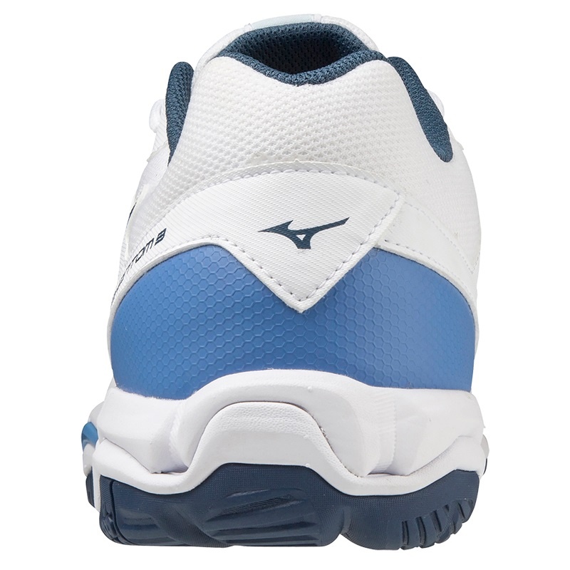 Mizuno Wave Phantom 3 Παπουτσια Χαντμπολ γυναικεια ασπρα μπλε | Greece M3654ZG