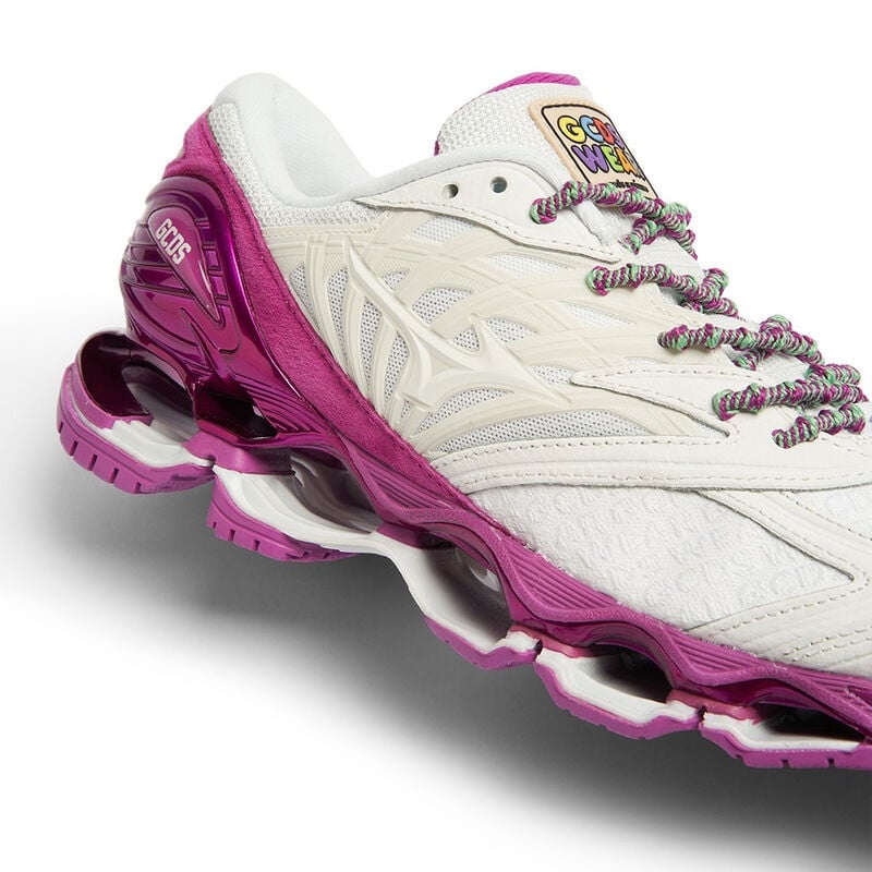 Mizuno Wave Prophecy LS Gcds Αθλητικα Παπουτσια γυναικεια ασπρα ροζ | Greece M2061DZ