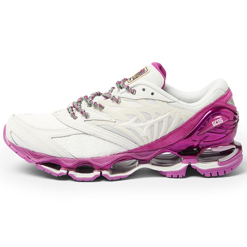 Mizuno Wave Prophecy LS Gcds Αθλητικα Παπουτσια γυναικεια ασπρα ροζ | Greece M2061DZ