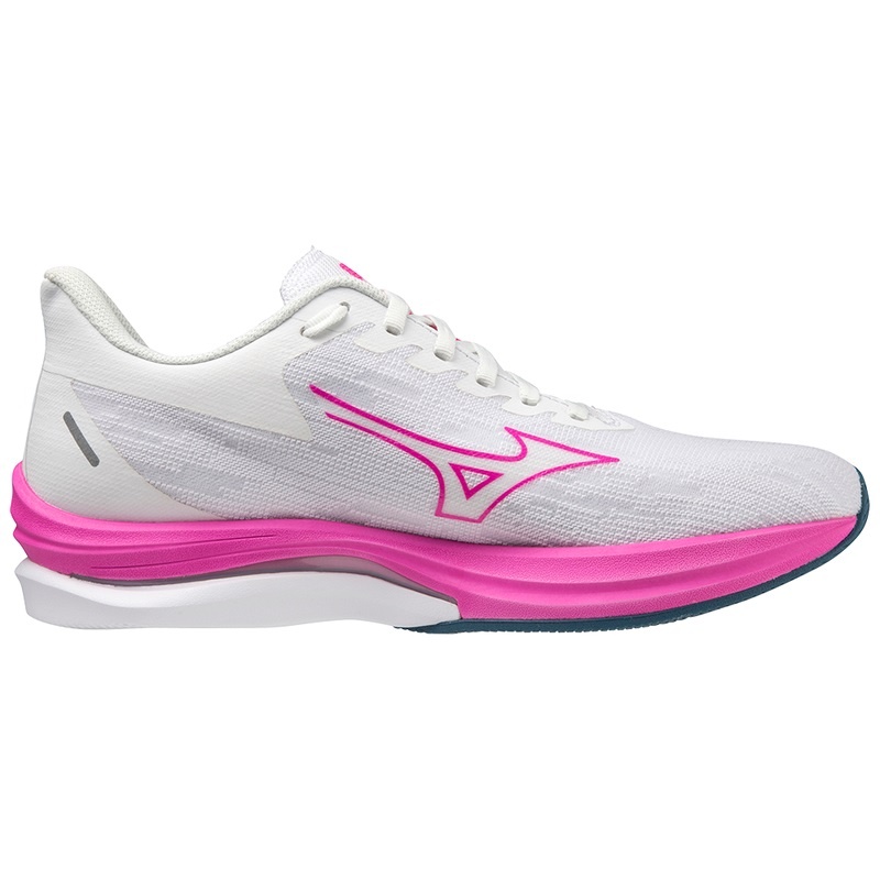 Mizuno Wave Rebellion Sonic Παπουτσια για Τρεξιμο γυναικεια ασπρα μπλε | Greece M0651IF