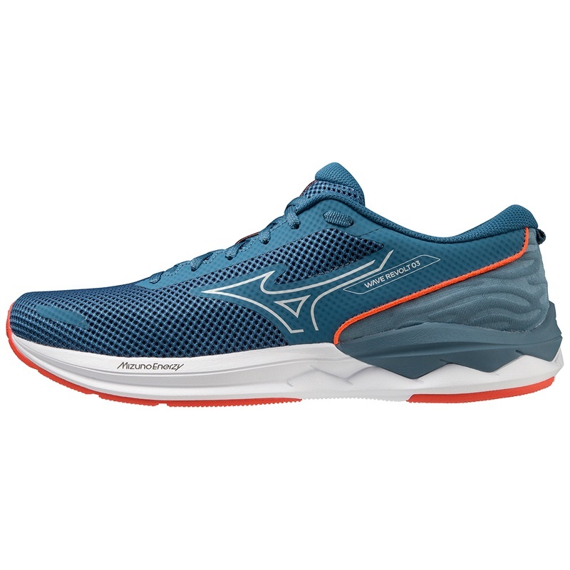 Mizuno Wave Revolt 3 Παπουτσια για Τρεξιμο ανδρικα μπλε | Greece M2015AF