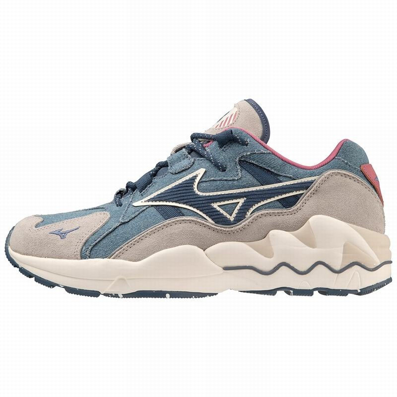 Mizuno Wave Rider 1 Αθλητικα Παπουτσια ανδρικα μπλε γκρι | Greece M4012ZL