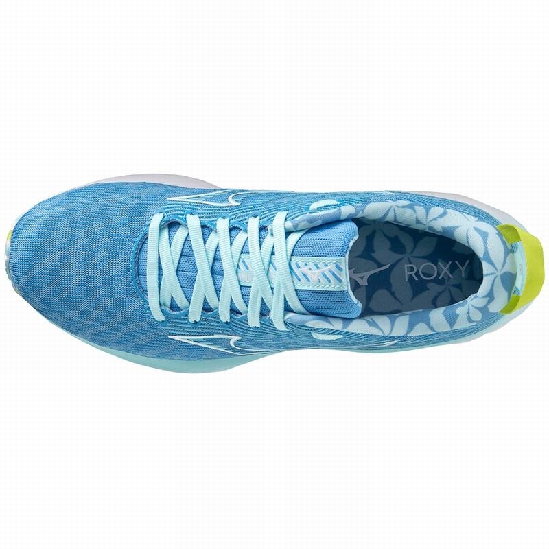 Mizuno Wave Rider 26 Roxy Παπουτσια για Τρεξιμο γυναικεια ασπρα πρασινο | Greece M8630ZE