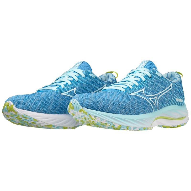 Mizuno Wave Rider 26 Roxy Παπουτσια για Τρεξιμο γυναικεια ασπρα πρασινο | Greece M8630ZE