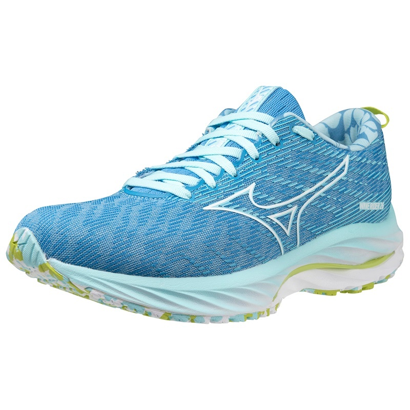 Mizuno Wave Rider 26 Roxy Παπουτσια για Τρεξιμο γυναικεια ασπρα πρασινο | Greece M8630ZE