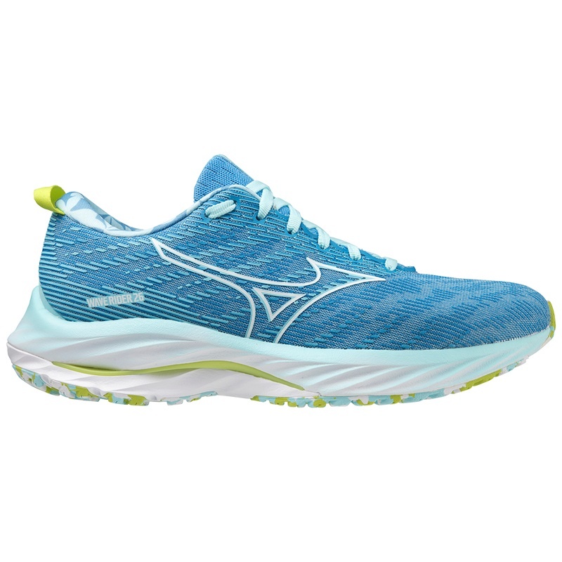 Mizuno Wave Rider 26 Roxy Παπουτσια για Τρεξιμο γυναικεια ασπρα πρασινο | Greece M8630ZE