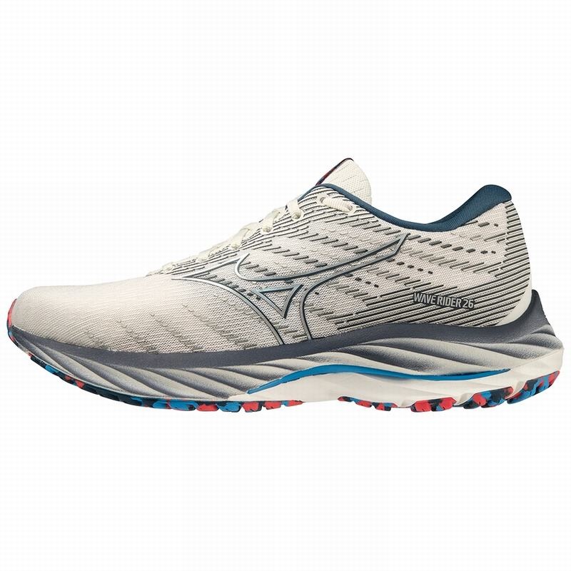 Mizuno Wave Rider 26 Παπουτσια για Τρεξιμο γυναικεια ασημι | Greece M0531ZC