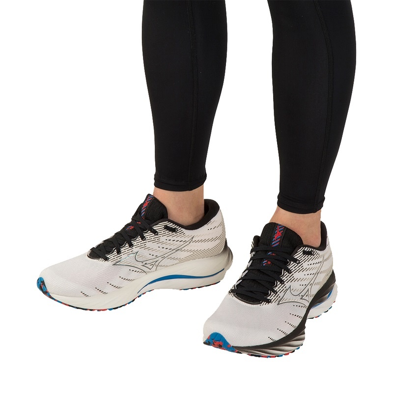 Mizuno Wave Rider 26 Παπουτσια για Τρεξιμο ανδρικα ασπρα | Greece M5924DX