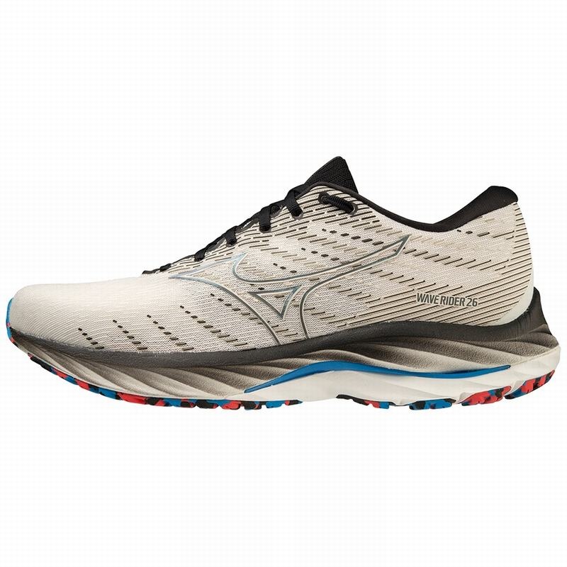 Mizuno Wave Rider 26 Παπουτσια για Τρεξιμο ανδρικα ασπρα | Greece M5924DX