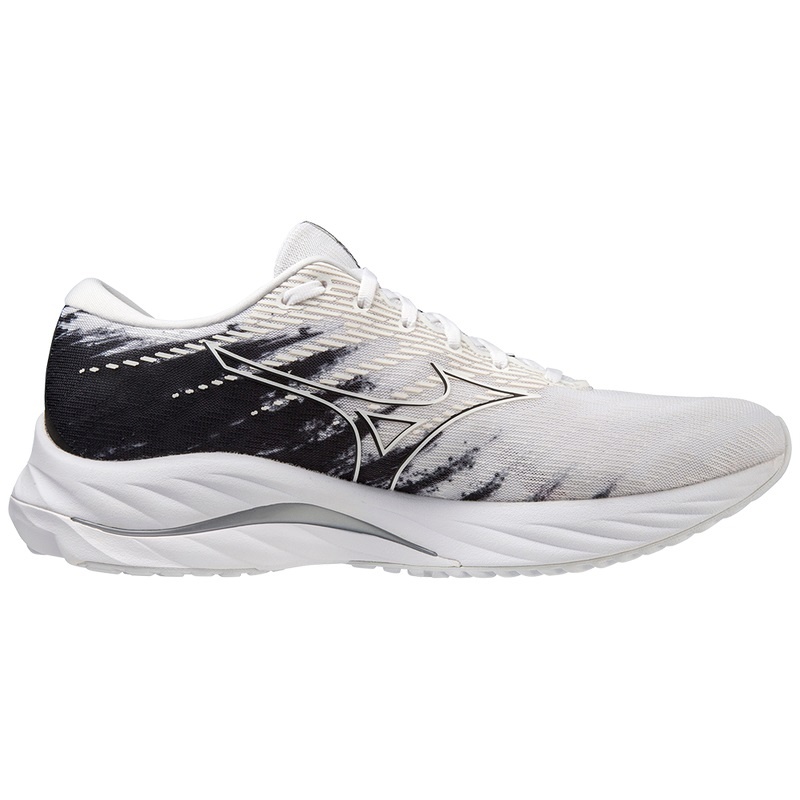 Mizuno Wave Rider 26 Παπουτσια για Τρεξιμο ανδρικα ασπρα μαυρα | Greece M1325CA