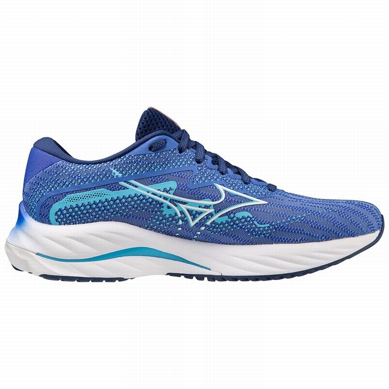 Mizuno Wave Rider 27 Παπουτσια για Τρεξιμο γυναικεια μπλε | Greece M0576BL