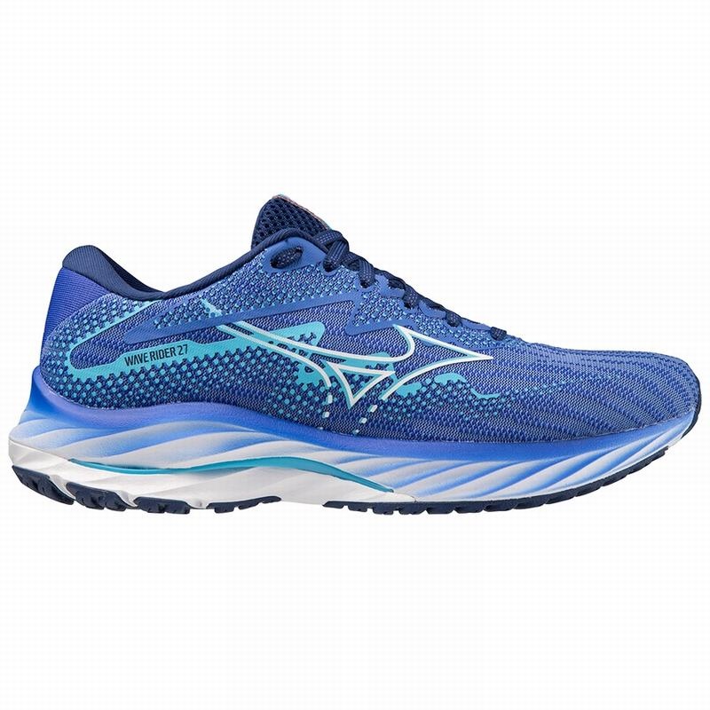 Mizuno Wave Rider 27 Παπουτσια για Τρεξιμο γυναικεια μπλε | Greece M0576BL