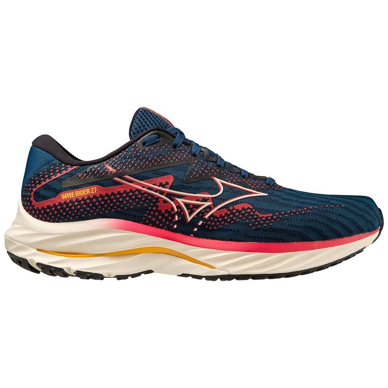 Mizuno Wave Rider 27 Παπουτσια για Τρεξιμο ανδρικα μπλε | Greece M2485DT