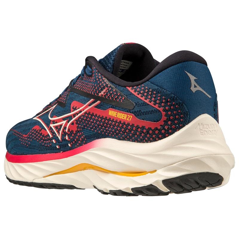 Mizuno Wave Rider 27 Παπουτσια για Τρεξιμο ανδρικα μπλε | Greece M2485DT