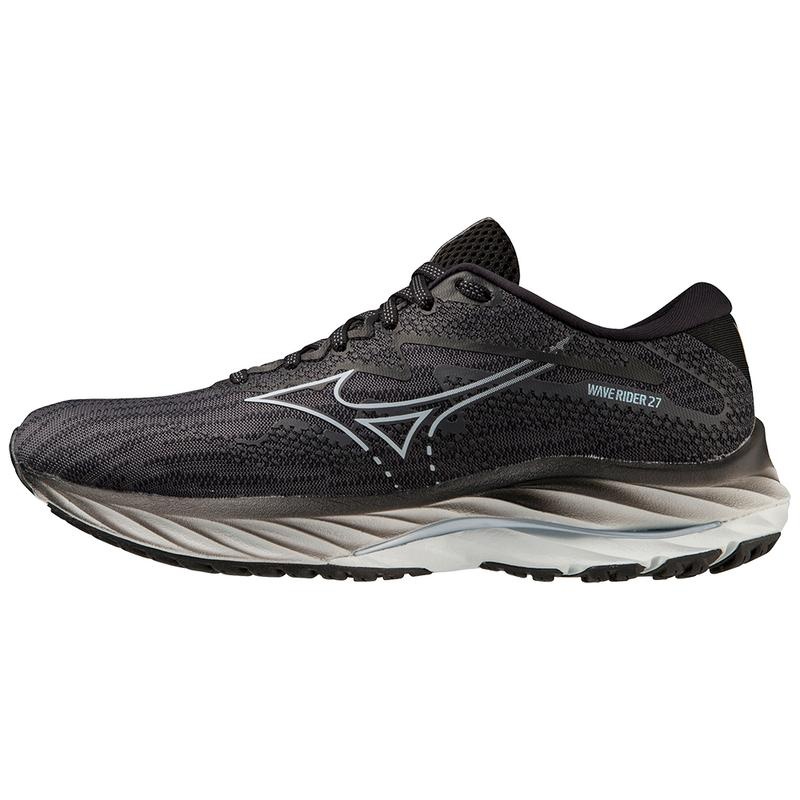 Mizuno Wave Rider 27 Παπουτσια για Τρεξιμο γυναικεια μαυρα | Greece M5609TK