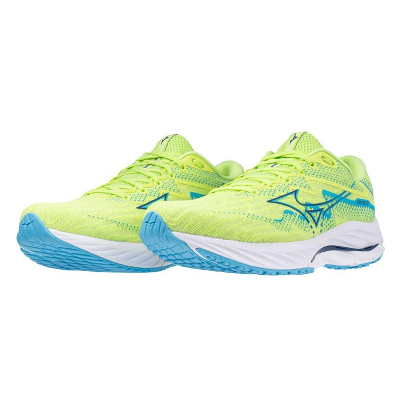 Mizuno Wave Rider 27 Παπουτσια για Τρεξιμο ανδρικα πρασινο σκουρο μπλε | Greece M8643TH