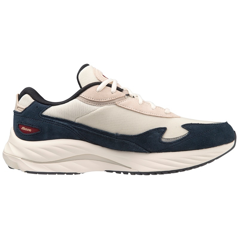 Mizuno Wave Rider Beta Αθλητικα Παπουτσια ανδρικα ασπρα καφε μπλε | Greece M1203ML